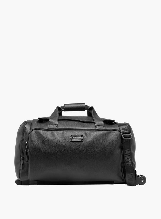 Wave Textured Softcase Trolley Bag With Retractable Handle - Image 1